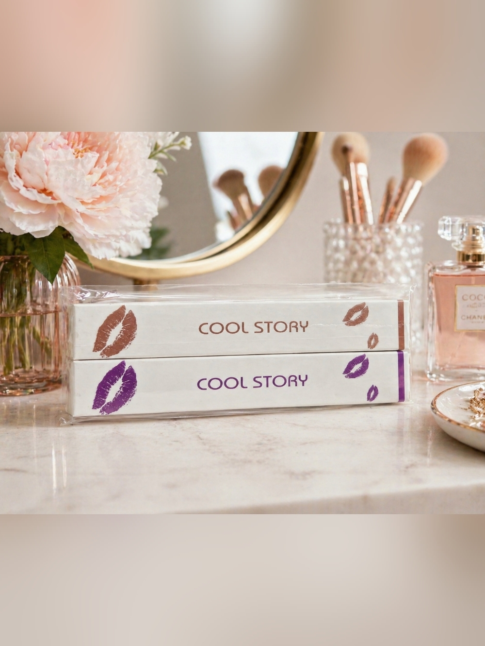 Cool Story Multifunction Lip Liner Liquid Set of 2 Long Lasting Lip Tint NEW Sea
